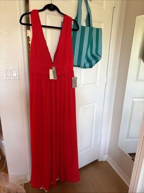 NWT Love x Design from Nordstrom  V Maxi Dress -  Elegant Women's Evening Gown